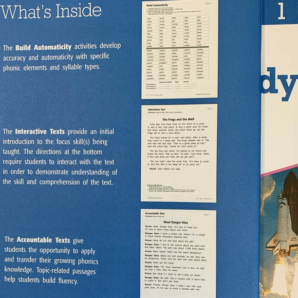 Homeschool Elementary Phonics My Word Study Benchmark Education Set Volumes 1&2 - Picture 4 of 12